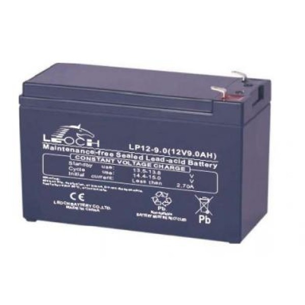 აკუმლიატორი LP12-9, LEOCH Rechargable Battery (12V9AH)