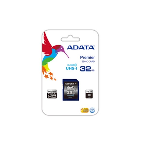ASDH32GUICL10-R,A-DATA 32GB Premier SDHC...