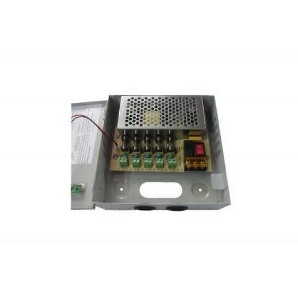 კვების ბლოკი, CK-MPS12V5A, Centralized Power Supply Box 12V5A (Five Electric Outputs)