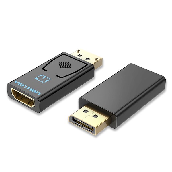 VENTION HBMB0 DisplayPort Male to HDMI Female Adapter Black