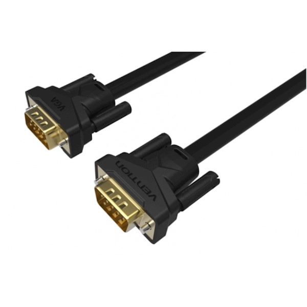 VAG-B04-B2000, VENTION VGA(3 6) Male to Male Cable 20M Black