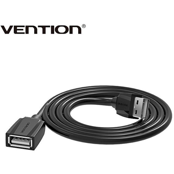 VAS-A44-B050, VENTION VAS-A44-B050 USB2.0 Extension Cable 0.5M Black