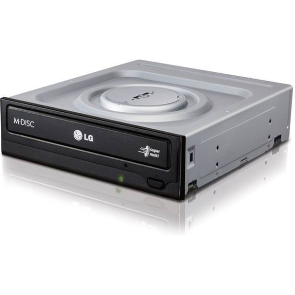 GH24NSD5 H.L Internal SATA DVD±R/RW,  CD write speed 48 x, Black