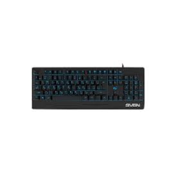 კლავიატურა SV-019280 Gaming Keyboard USB, Black (With Adjustable Lighting)