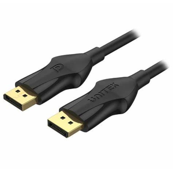 DP-კაბელი C1624BK-2M, UNITEK 2M, DP1.4 Male To Male Cable (8K), Black