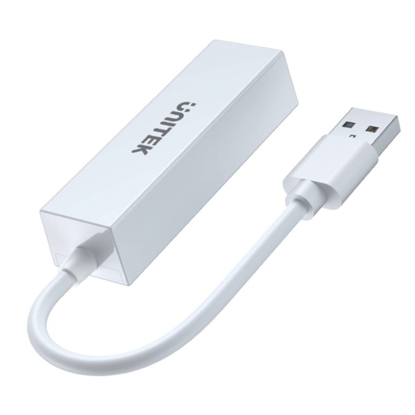 გადამყვანი-U1325AWH, UNITEK USB2.0 to Megabit Ethernet Adapter, White